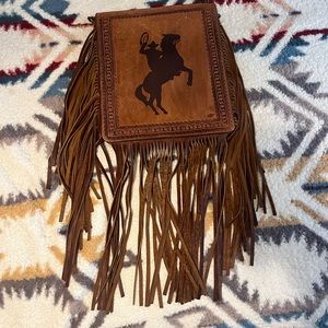 American Darling Purse (tooled leather strap included)